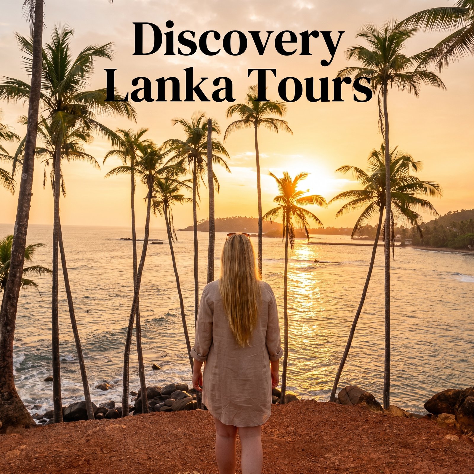 Discovery Lanka Tours beach sunset